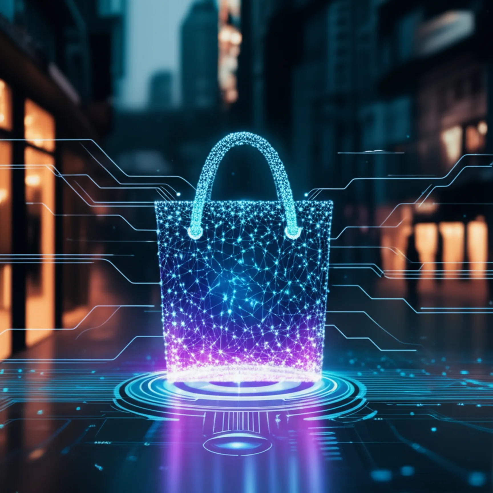 AI providing personalized recommendations in a retail setting