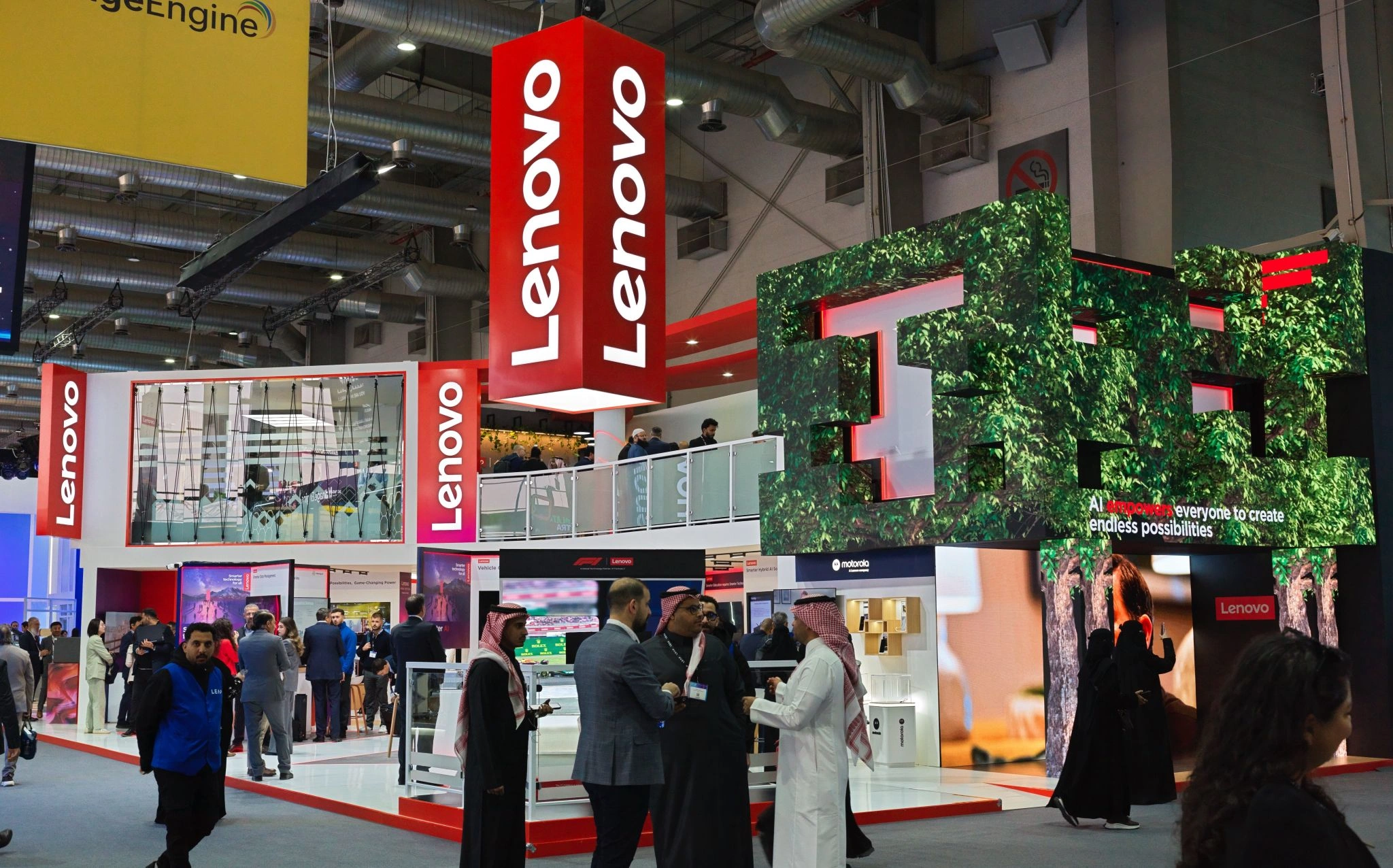Lenovo booth at LEAP 2025