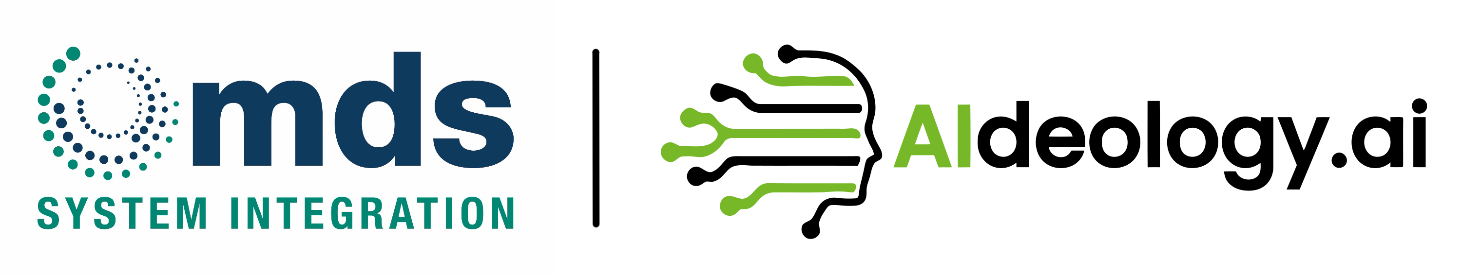 MDS System Integration and AIdeology.ai logos