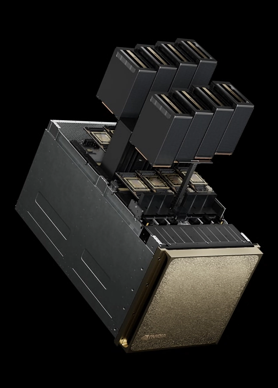 NVIDIA DGX B200 system with Blackwell architecture