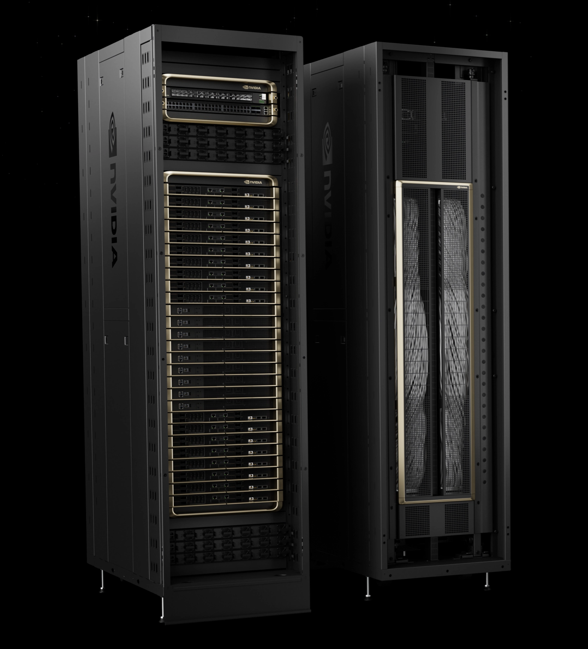 NVIDIA DGX GB200 NVL72 system with Grace Blackwell architecture