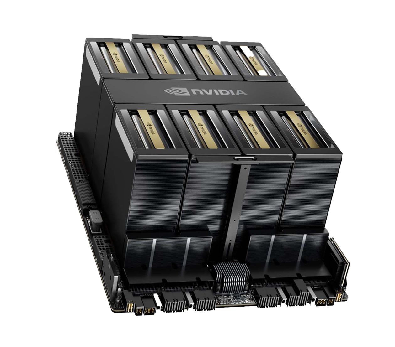 NVIDIA HGX B200 Blackwell 8-GPU board with advanced cooling and NVLink connectivity